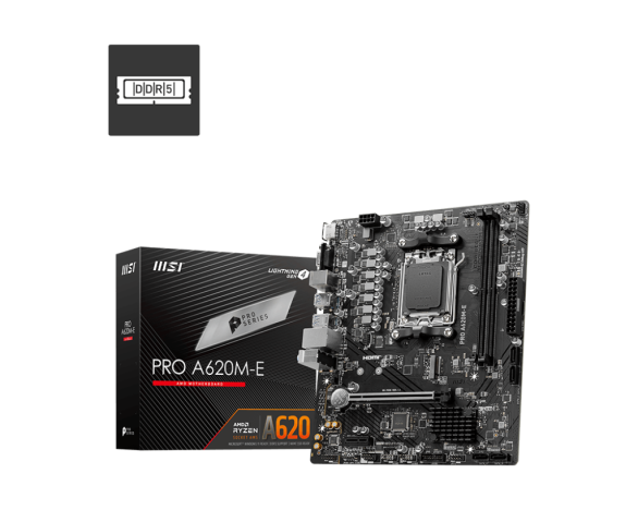 MSI PRO-A620M-E / AMP