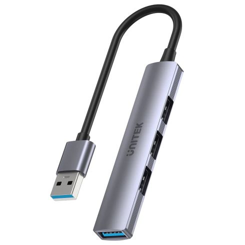 Unitek USB3.0/2.0 HUB 4 port uHUB Q4 - USB-A input - USB3.0 x 1, USB2.0 x 3 - H1208A