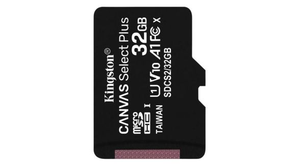 Карта памет Kingston Canvas Select Plus, 32GB, microSDHC, Class 10 UHS-I, Bulk