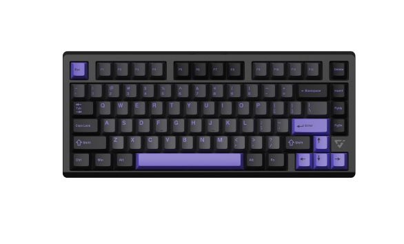 VGN Wireless Gaming Mechanical Keyboard - VXE75 V2 Misty Purple - Aniya Switches, BT5.0, 2.4G, Aluminium