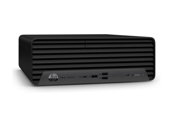 Настолен компютър HP Pro SFF 400 G9 R, Core i5-13500(up to 4.8Ghz/24MB/14C), 8GB 3200Mhz 1DIMM, 512GB PCIe SSD, DVDRW, HP 125 Keyboard&HP 125 Mouse, Win 11 Pro, 3Y NBD On Site