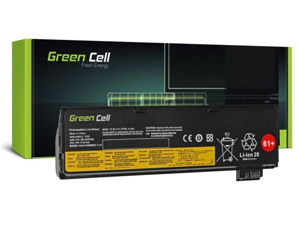 Батерия за лаптоп GREEN CELL, Lenovo 01AV424 ThinkPad T470 T570 A475 P51S T25  10,8V 4400mAh