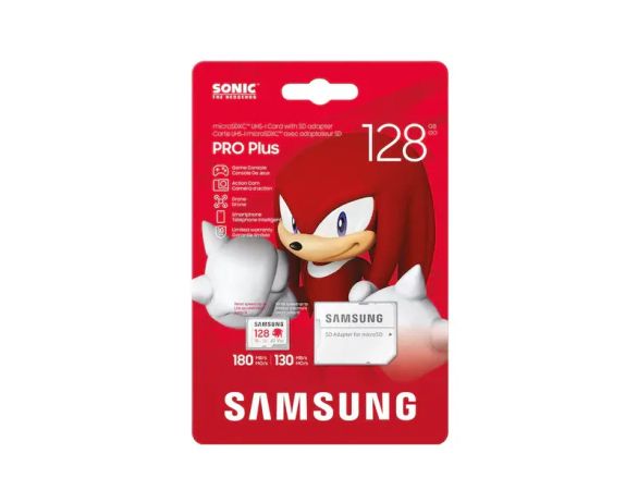 Memory card Samsung SONIC PRO PLUS microSD Card (2023), 128GB, Adapter