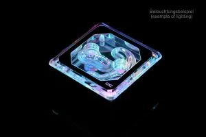 CPU Water Block Alphacool Eisblock XPX Aurora Edge - Acryl Chrome Digital RGB