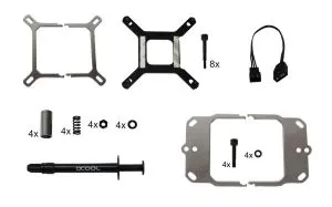 CPU Water Block Alphacool Eisblock XPX Aurora Edge - Acryl Chrome Digital RGB