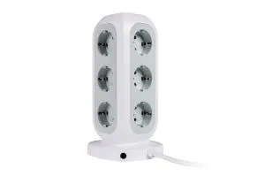 Splitter Verbatim EUPT-01 EU Power Tower 11 AC with 2 x USB-C / 2 x USB-A