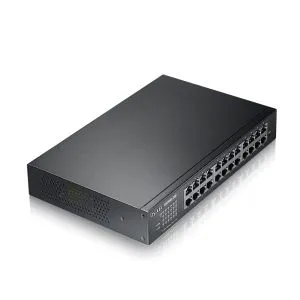 Switch ZyXEL GS1900-24E v3, 24-port GbE L2 Smart Switch, desktop, fanless