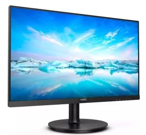 Monitor LED Philips 221V8/00 , V-line, 21.5" 1920x1080 la 75Hz, 16:9, VA, 4000:1, 4ms, 200nits, 178/178, Anti-orbire, 3H, Negru, Tilt, VGA Les VGA , HDMI, 3 ani