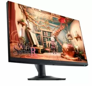 Monitor Dell Alienware AW2724DM, LED de 27 inchi, IPS AG, QHD 2560 x 1440, sRGB 99%, NVIDIA G-SYNC, AMD FreeSync Premium Pro, 180Hz, 1ms GtG, 1000:1, 600 cd/m2, USB, HDMI, DP/m2 HUB, înălțime reglabilă, pivot, pivotant, negru