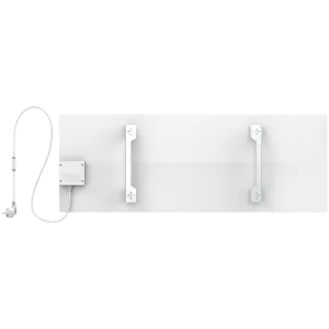 AENO Premium Eco Smart Heater, 700W, Tempered glass, Infrared+convection heating type, Led display Plug type: Europe (E/F type), WHITEManufacturer: AENO
