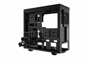 liniște! PURE BASE 600 Black, ATX/M-ATX/Mini-ITX, 1x Pure Wings 2 140mm, 1x Pure Wings 2 120mm, controler de ventilator în 3 trepte, 2x USB 3.2 Gen. 1, microfon + audio, garanție 3 ani