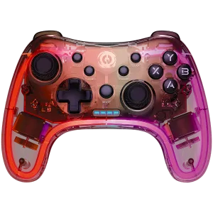 CANYON GPW-04, controler wireless 2.4G cu baterie încorporată de 800 mAh, cablu de încărcare tip C 2M, Gamepad fără fir pentru Android/PC/PS3/PS4/XBOX360/Nitendo Switch (Iluminare RGB), 151*110*42mm, 208g