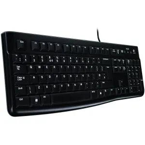 LOGITECH Corded Keyboard K120 - Business EMEA - Bulgarian layout - BLACK