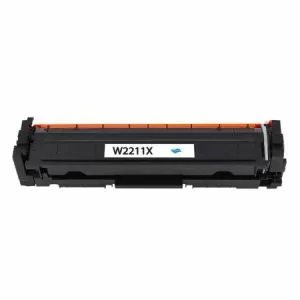 Toner Cartridge UPRINT W2211X, HP 207X, HP Color Pro M255/ Pro MFP M282/ 283, 2450k, Cyan