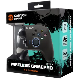 CANYON gamepad GP-W3 Android/Nintendo/PC/PS3 Wireless Black