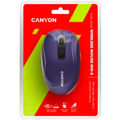 CANYON mouse MW-9 Dual-mode Wireless Violet