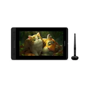 Tableta grafica HUION Kamvas Pro 13, USB-C, Negru/Silver