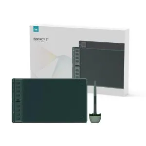 Tabletă grafică HUION Inspiroy 2 M, 5080 LPI, Verde