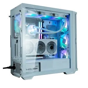 Zalman Case EATX - Z10 DUO White - Mesh/Tempered Glass