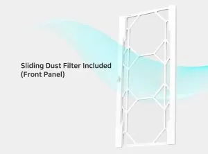 Zalman Case EATX - Z10 DUO White - Mesh/Tempered Glass