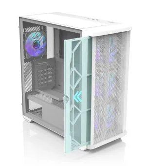 Zalman Case EATX - Z10 DUO White - Mesh/Tempered Glass