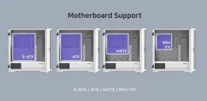 Zalman Case EATX - Z10 DUO White - Mesh/Tempered Glass