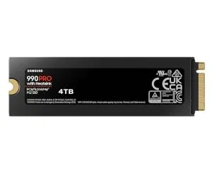 Hard disk Samsung SSD 990 PRO 4TB Heatsink PCIe 4.0 NVMe 2.0 M.2 V-NAND 3-bit MLC, 256-bit Encryption, Read 7450 MB/s Write 6900 MB/s