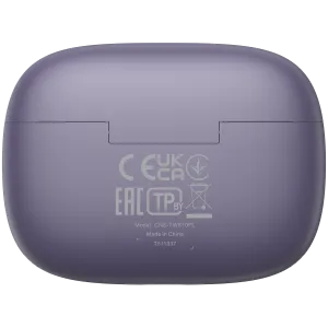 CANYON OnGo TWS-10 ANC+ENC, căști Bluetooth, microfon, BT v5.3 BT8922F, răspuns în frecvență: 20Hz-20kHz, baterie Căști 40mAh*2+carcă de încărcare 500mAH, lungime cablu tip C 24cm, dimensiune 63,97*265. mm 42,5 g, violet