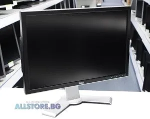 Dell 2407WFP, 24,1 inchi 1920x1200 WUXGA 16:10 Hub USB, argintiu/negru, grad B incomplet