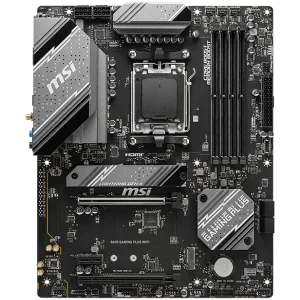 Placa principală MSI Desktop B650 Gaming Plus WIFI, AM5, 4x DDR5, HDMI, DP, 2x PCI-E x16, 1x PCI-E x1,3xM.2, 4xSATA 6G, 4x USB 2.0, 4x USB 3.2 Gen1 Tip A, 3x USB 3.2 Gen2 tip A, 1x USB 3.2 Gen2 tip C, 1x USB 3.2 Gen2x2 tip C, 2.5GLAN, Wi-Fi 6E, BT5.3 ATX
