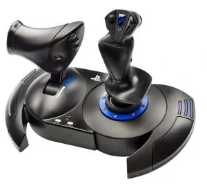Thrustmaster T.Flight Hotas 4 Flight Simulator Joystick cu fir pentru PC / PS4, Negru