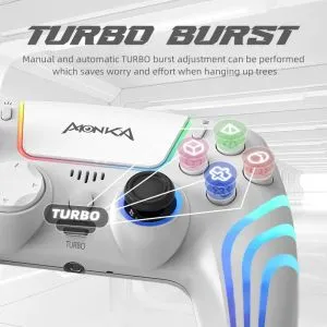 Gamepad Marvo Gamepad Monka Contra GT-96 - PS4, RGB, Wireless, Vibration