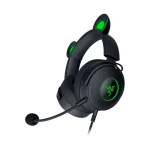 Razer Kraken Kitty V2 Pro, Gaming Wired Headset, Razer Chroma RGB, Stream Reactive Lighting, Docked Mode, 50 mm audio drivers, USB, Passive noise-cancelling Microphone, Volume Control