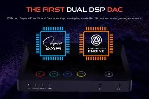 Placă de sunet externă Creative Sound Blaster GC7, USB-C, Super X-FI, PC, Mac, PS 4/5, Xbox, Nintendo Switch