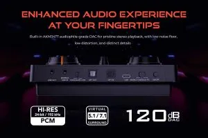 Placă de sunet externă Creative Sound Blaster GC7, USB-C, Super X-FI, PC, Mac, PS 4/5, Xbox, Nintendo Switch