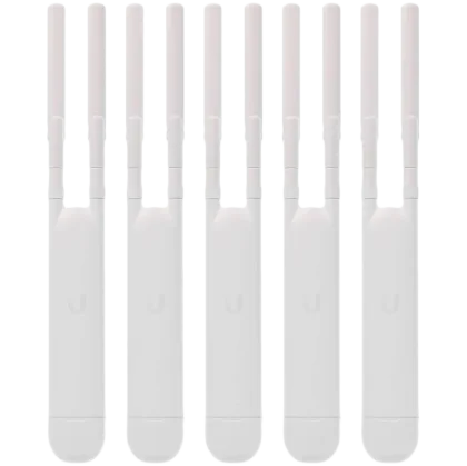 Ubiquiti 5-PACK of UAP-AC-M-EU Networking Interface - (1) 10/100/1000 Ethernet Port/ Power Method 24V Passive PoE (Pairs 4, 5+; 7, 8 Return);802.3af Alternative A (Pairs 1, 2+; 3, 6 Return)(Supported Voltage Range: 44 to 57VDC)/ Wi-Fi Standards 802.11 a/b