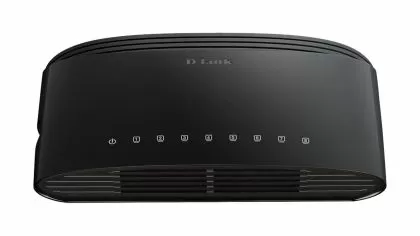 Anahtar D-Link DES-1008D/E, 8 bağlantı noktası 10/100, Masaüstü