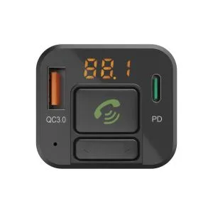 Transmițător FM HAMA, funcție Bluetooth, Mâini libere, 1xUSB-C, 1xUSB-A