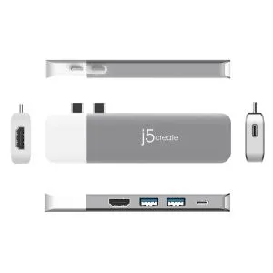 stație de andocare modulară j5create JCD387, 2 module, USB-C