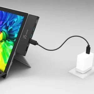 Stație de andocare j5create ULTRADRIVEMINIDOCK JCD324, pentru MS Surface Pro 7