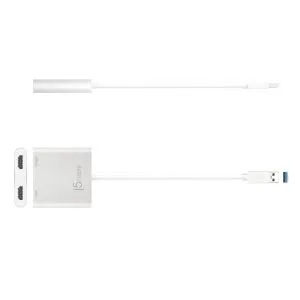 j5create USB 3.0 to Dual HDMI Multi-Monitor Adapter
