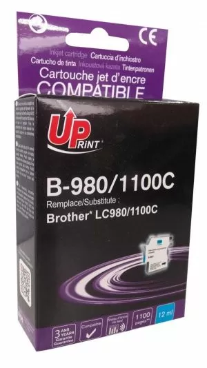 INKTEC mürekkep tankı, Brother LC1100C/980C/67C/65C/61C/38C, Mavi