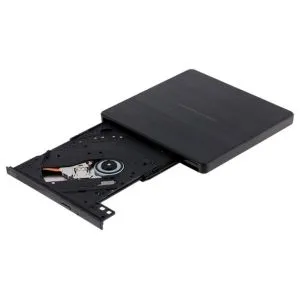Harici DVD kaydedici LG GP60NB60, USB 2.0, Siyah