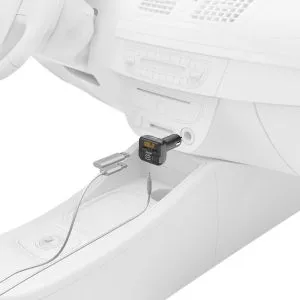 Transmițător FM HAMA AUX-IN + USB-IN, MP3, Negru