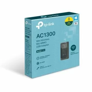 Wireless Adapter TP-LINK Archer T3U, AC 1300 MU-MIMO, Dual band, USB 3.0, built-in antenna
