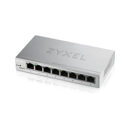Anahtar ZyXEL GS-1200-8, 8 bağlantı noktası, Gigabit, web yönetimli