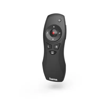 Prezentator wireless cu laser HAMA "X-Pointer 6 in 1", Negru