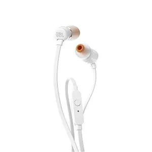 Căști JBL T110, In Ear, Albe