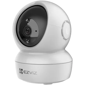 Ezviz H6c 4MP IP Pan & Tilt Smart Home Camera, F2.4@1/3" Progressive Scan CMOS; 4mm, unghi de vizualizare: 85°(Diagonal), 75° (Orizontal), 45°(Vertical); H.265; 2560 × 1440; Max: 20fps; Card Micro SD (Max. 256G); IR până la 10 m, RJ45 x1