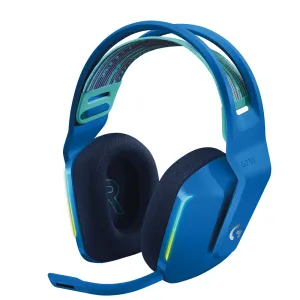 Căști pentru gaming Logitech G733 Blue Lightspeed Wireless RGB, Microfon, Albastru